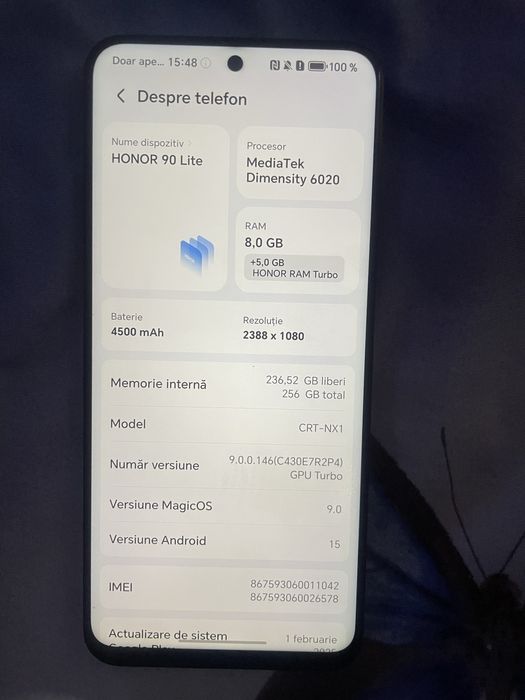 Telefon ! nou Honor 90 lite