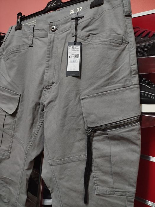 Оригинален карго панталон G-Star Raw Zip Pocket W38 L32 нов мъжки 3D