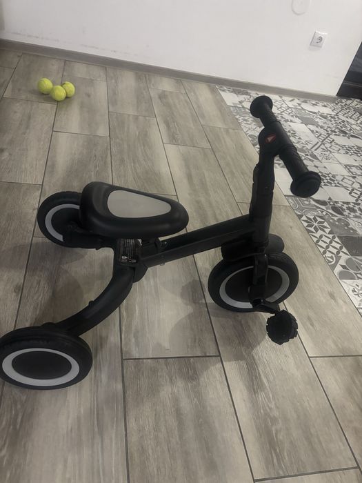 Tricicleta si bicicleta de echilibru Topmark 4 in 1 - Kaya, negru