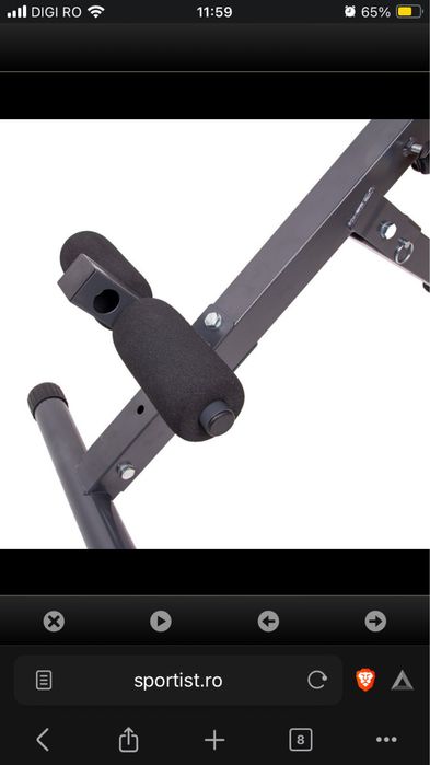 Aparat hiperextensii inSPORTline Hero BTB10