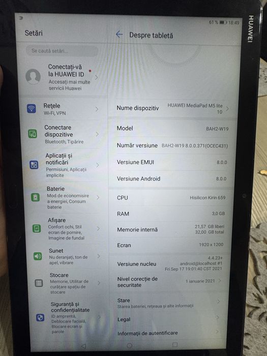 Tableta huawei bah2-w19