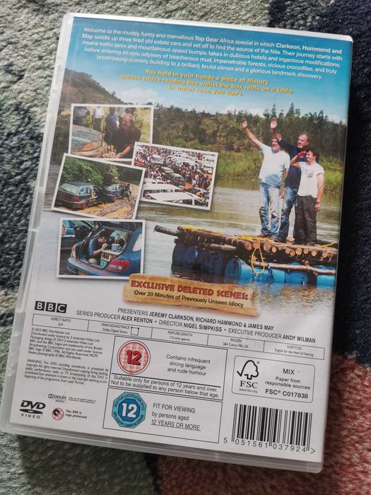 Top Gear Africa special оригинално DVD