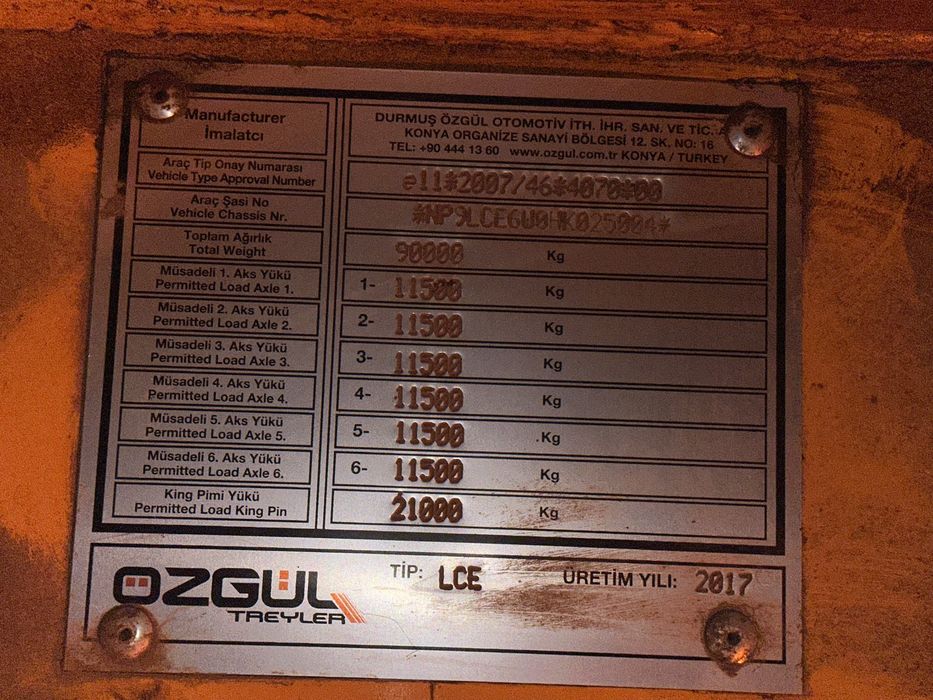 Полупрцеп  OZGUL trelir