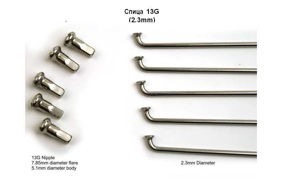 Спици за Ебайк - подсилени спици за електрически велосипед