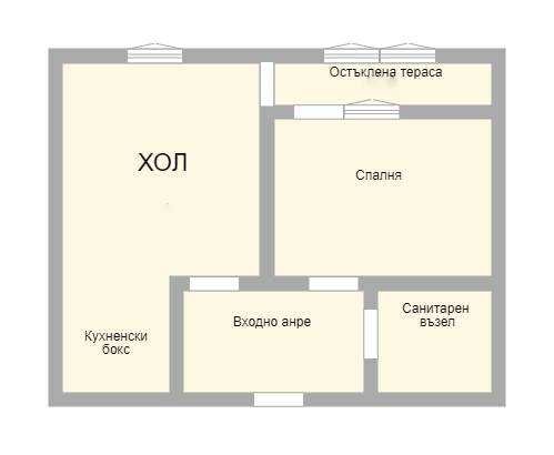 Продава се Двустаен апартамент в Търговище, Център - 45 кв.м за 1100 €/кв.м - Снимка #11