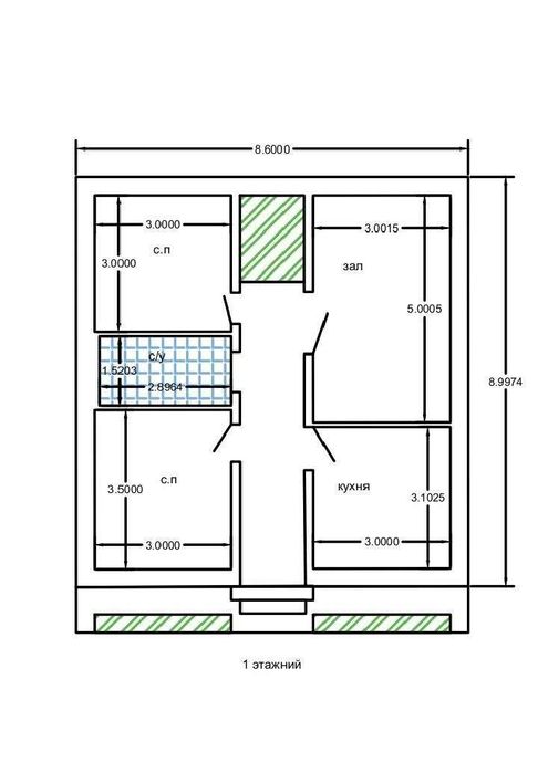 Под котлован Юнусабад! 65 тыс./ у.е.  с ремонтом