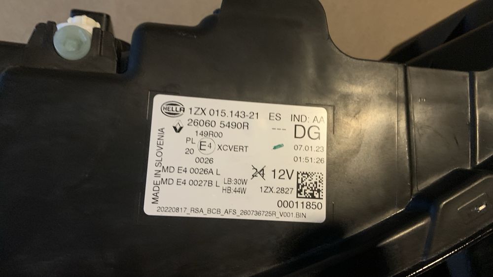 Фар за Renault Megane E-tech