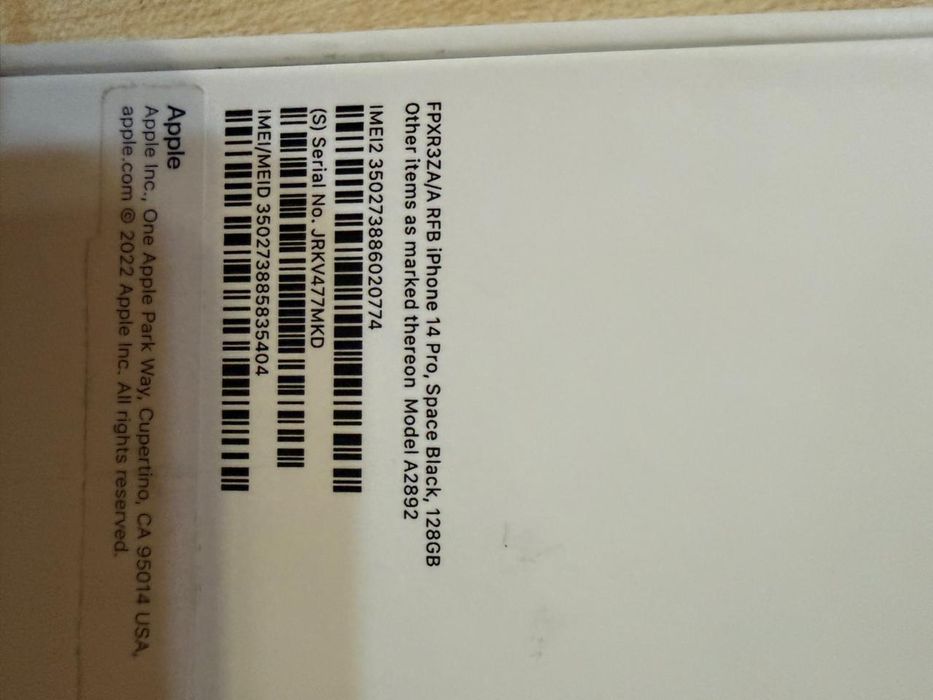 Айфон 14 про. Документы есть.