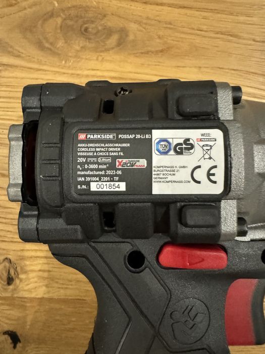 Продавам чисто нови импакти Parkside Performance B3 модел