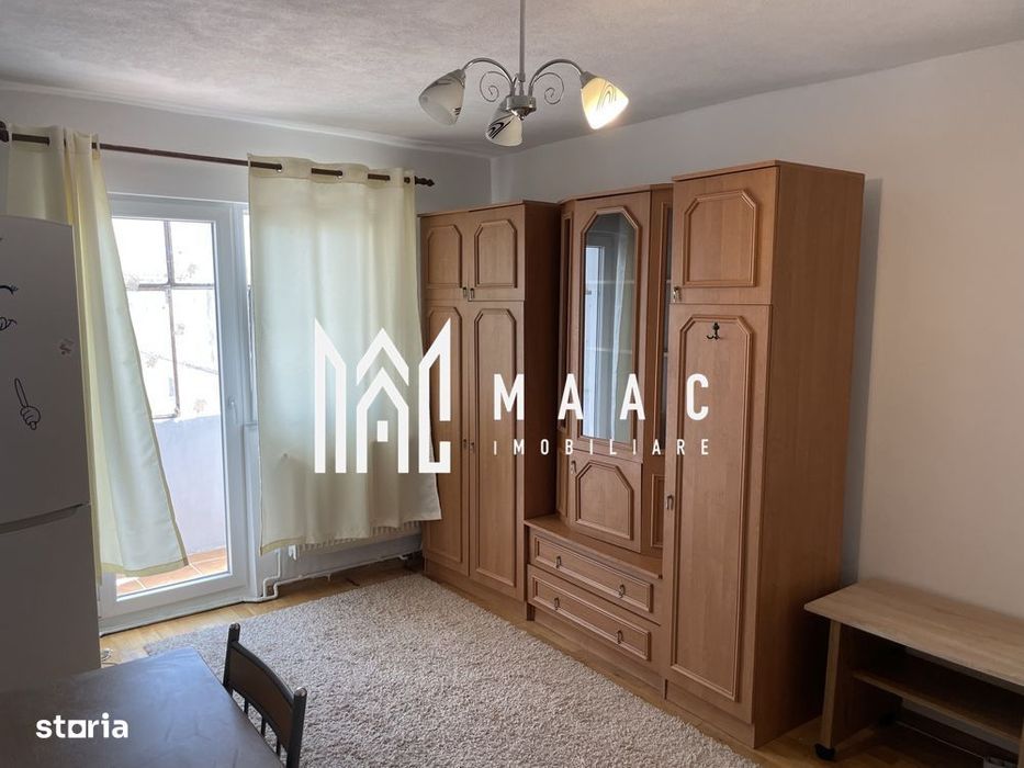 Garsonieră de închiriat | Sibiu, Calea Dumbrăvii | balcon — fotografia 1
