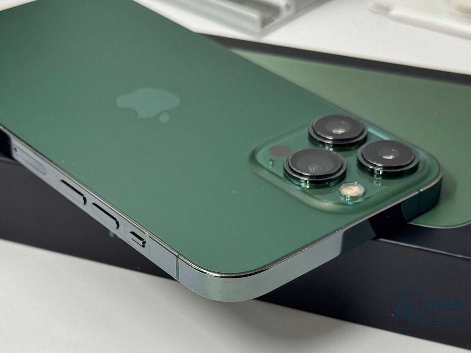 iPhone 13 Pro MAX 256GB Green, 100% батерия, ОТЛИЧЕН, 1г. ГАРАНЦИЯ!