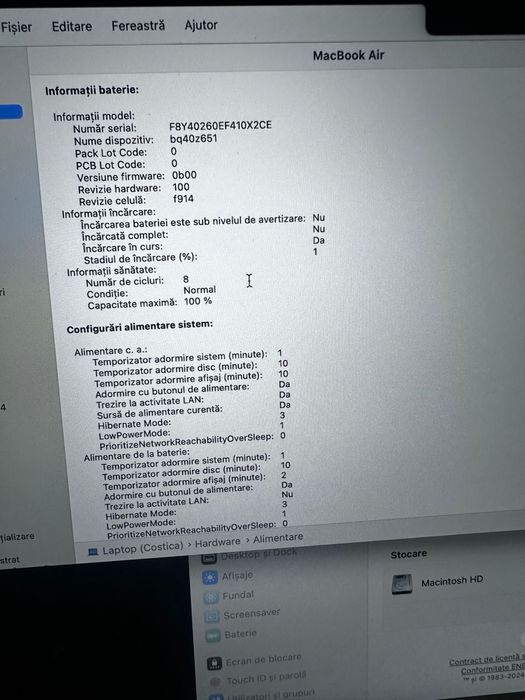 MacBook air 13 M 3 2024