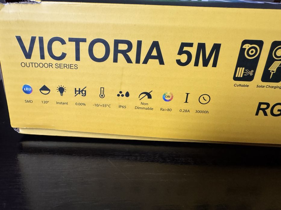 Соларна лед лента за външно използване