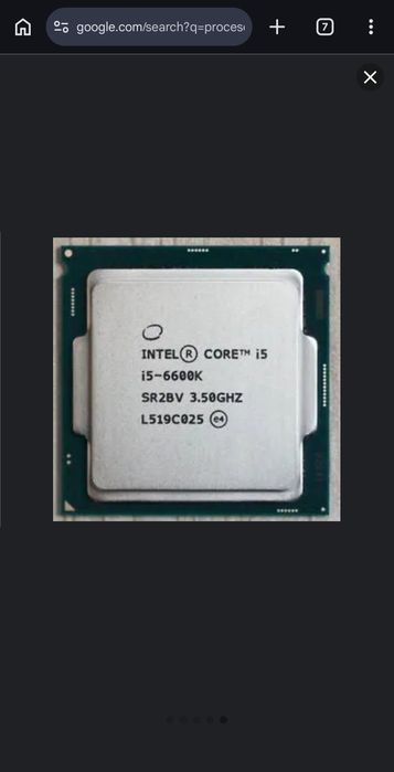 Procesor i5 6600k
