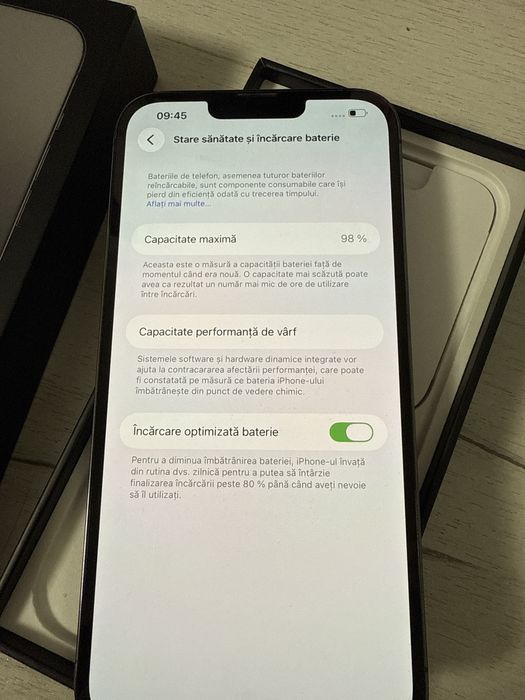Iphone 13 Pro Max 128G Gb Full box Impecabil 98% baterie