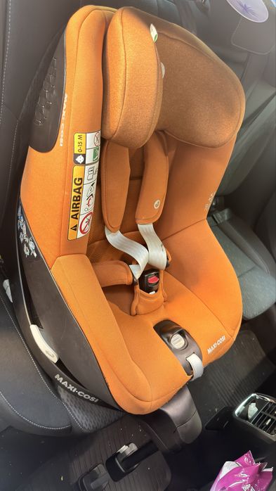 Scaun auto copii, Maxi-Cosi Mica Pro Eco I-Size Authentic Cognac - de la nastere la 4 ani