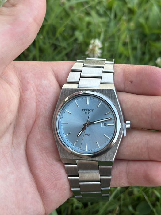 Vand ceas tissot prx ice blue cadran 40 mm