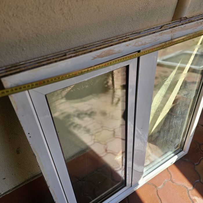 2 ferestre aluminiu cu geam termopan
