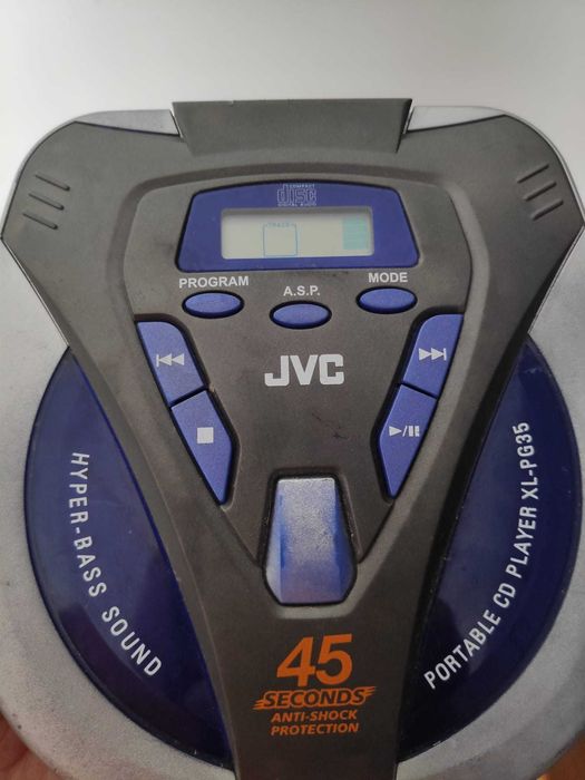 JVC  CD Player XL-PG35 HYPER Bass 45 Sec. Anti Shock Protection