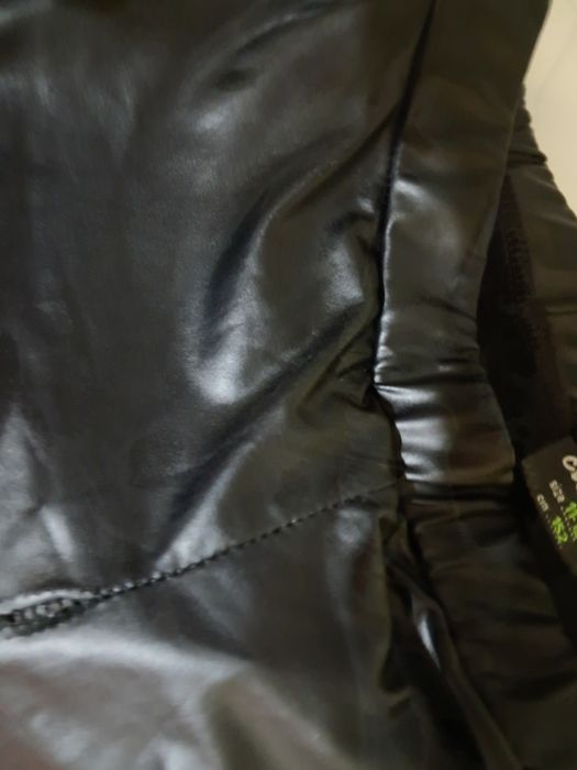 Кожено-еластично черно клинче , закупено в дубай