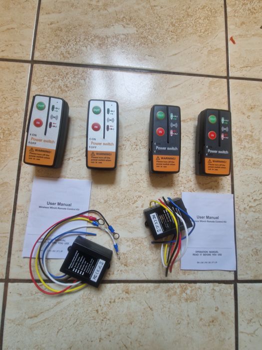 Telecomenzi troliu fara fir Wireless  12V/24v 50M