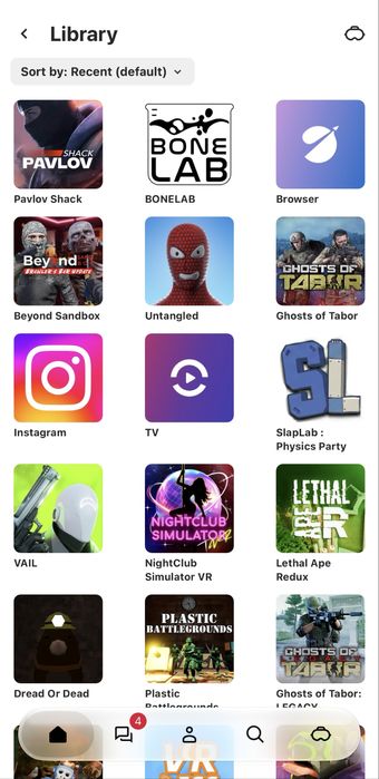 Vr meta quest account