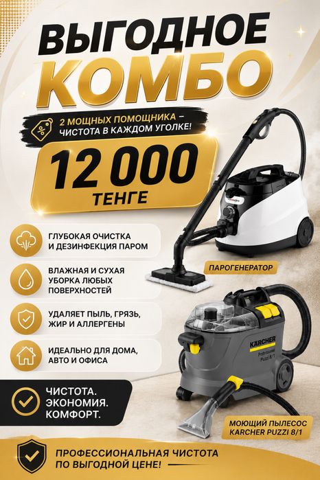 Аренда моющего пылесоса