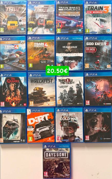 PlayStation 4/ 5 Видеоигри/ Dirt/Train simulator/ u още