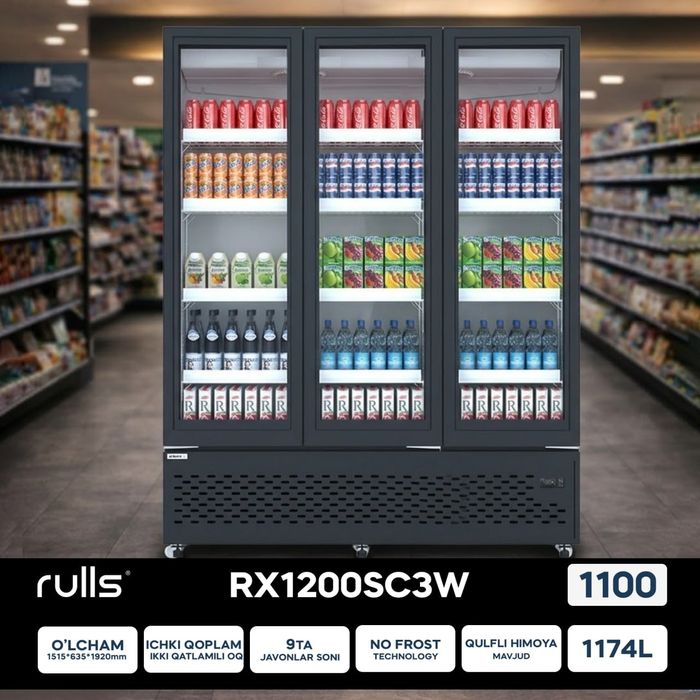 Морозильник Витринный RULLS optom malika sklad