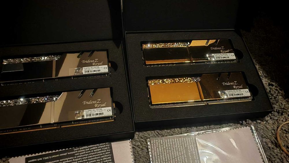НОВА Рам GSkill Trident Z Royal GOLD/SYLVER 2X16GB 32GB 3200Mhz DDR4