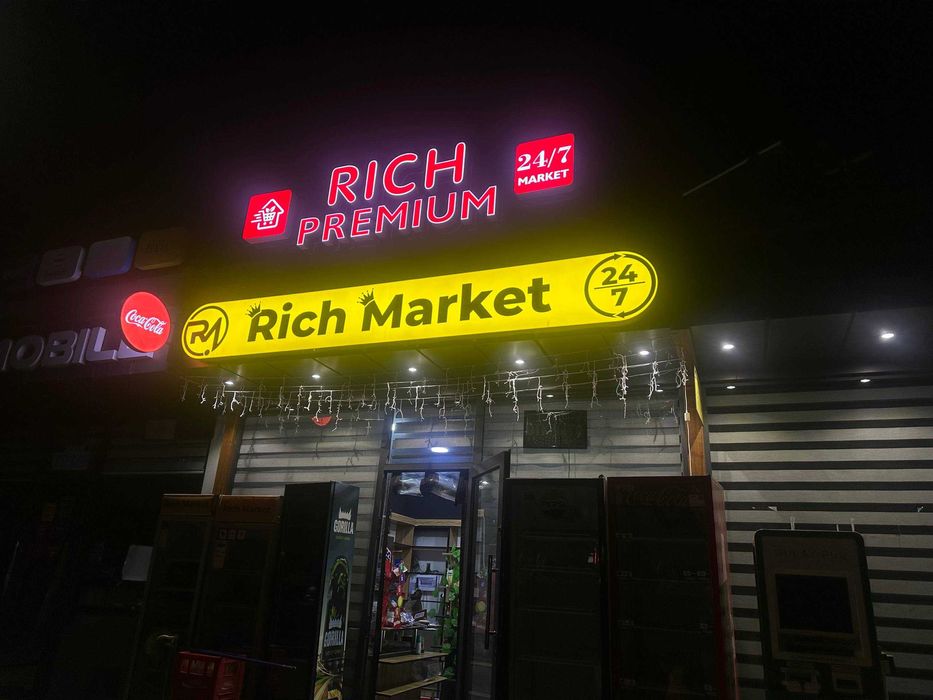 Tashqi reklama|3D harflar|Lightbox|Banner|O'rnatib berish