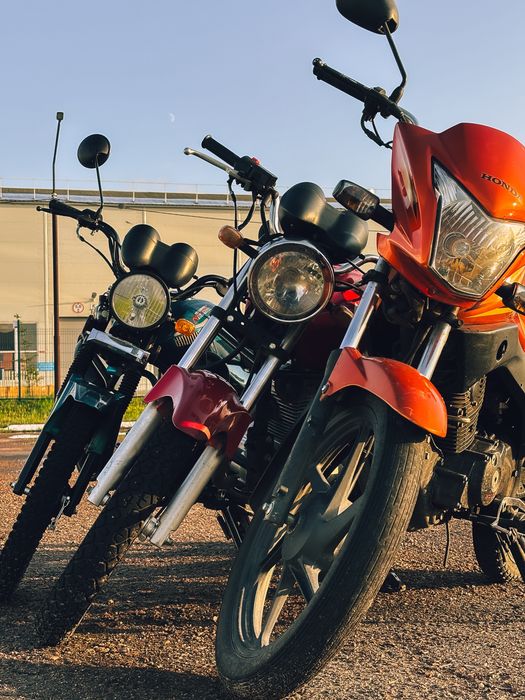 Мотоцикл Honda на учёте