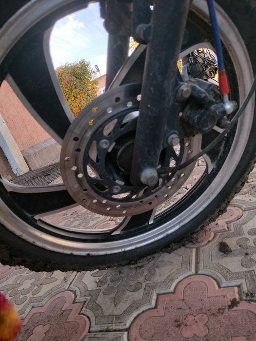 мопед 110 куб  проходит обкатку