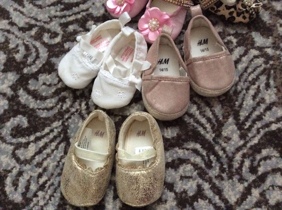 H&m pantofi botosei bebelus fata