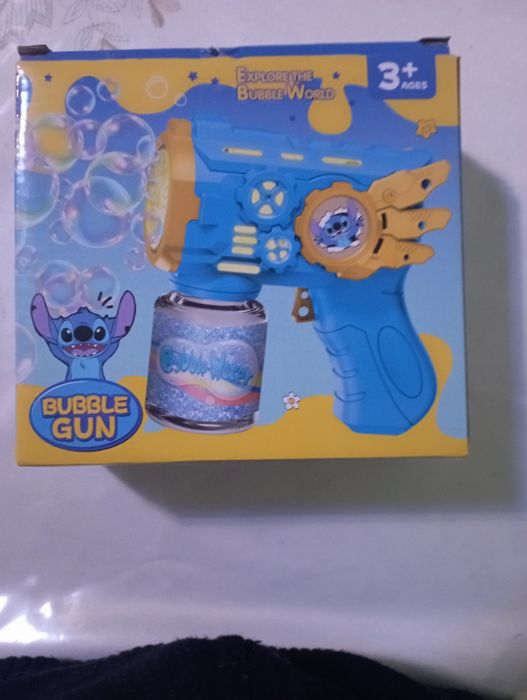 Bubble gun детский игровой пистолет для детей пистолет для пузерей