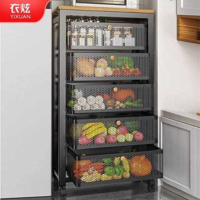 Железная полка этажерка для кухни, Этажерка