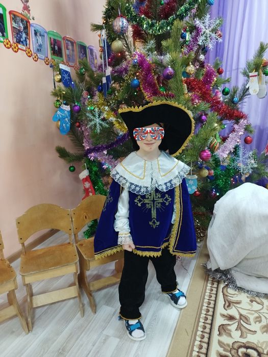 Костюм мушкетёра 4-5-6лет прокат