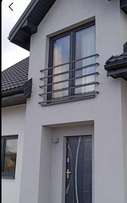 Ușă balcon / fereastră PVC QFORT 7Stars – 1660 x 1970 mm – Gri antraci