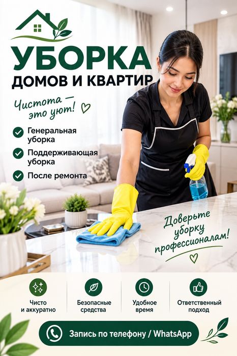 Чистый дом без хлопот!