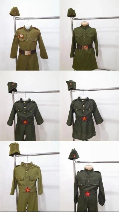 Военные костюмы  разных размеров