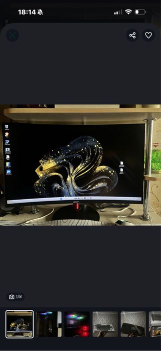 Монитор Acer 165Hz 2K HD