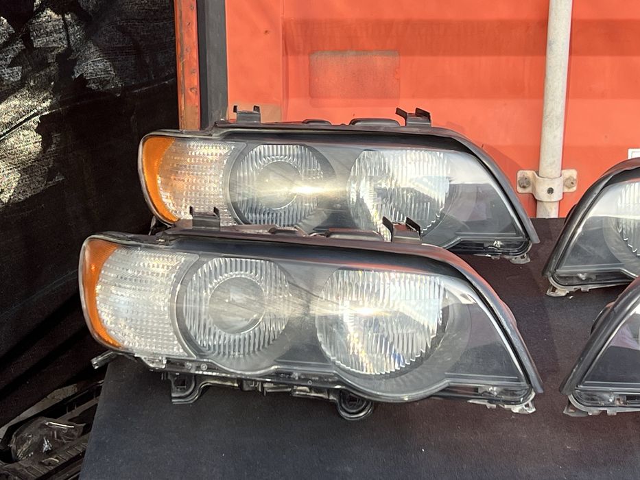 X5 E53 передняя фара до рест