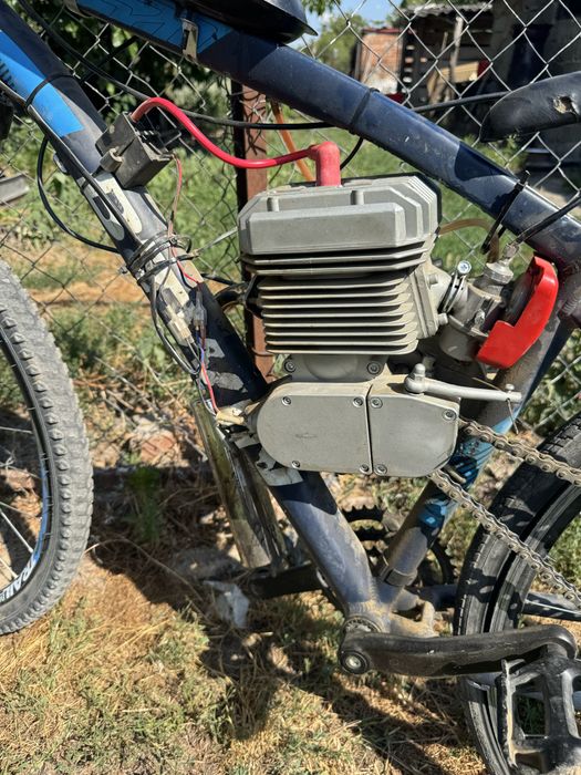 Bicicleta cu moto 100cc detali in descriere 1000lei/500