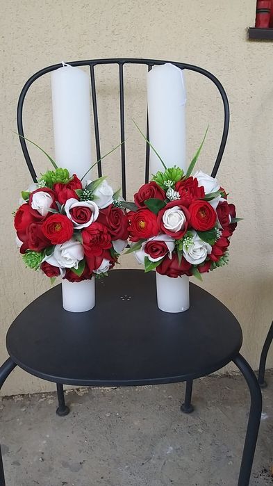 Buchete, lumanari de mireasa, nunta, nasa