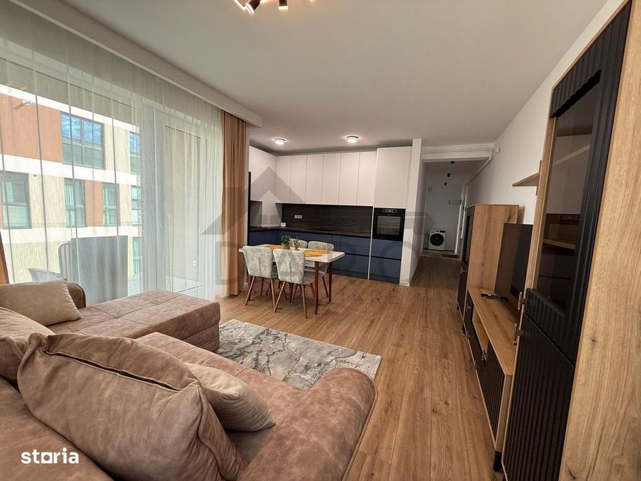 Inchiriez apartament cu 2 camere , bloc nou