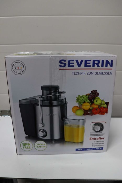 Сокоизстисквачка, SEVERIN, 0,500ml, 400W,неръждаема стомана ПРОМОЦИЯ!