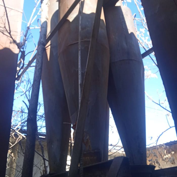 Труба стальная, диаметр 600 мм, с циклоном