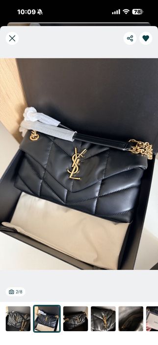 Дамска чанта Saint Laurent Puffer Lou lou