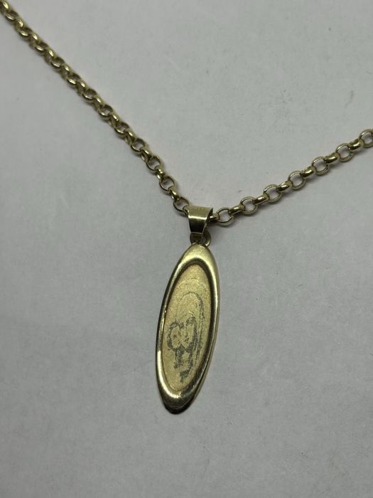 златен дамски синджир с висулка богородичка 5.42гр 14к 585