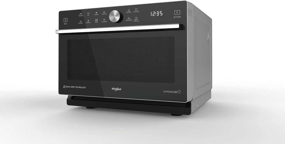 Whirlpool Supreme Chef MWSC 933 SB – комбинирана микровълнова фурна с грил, 33 л
